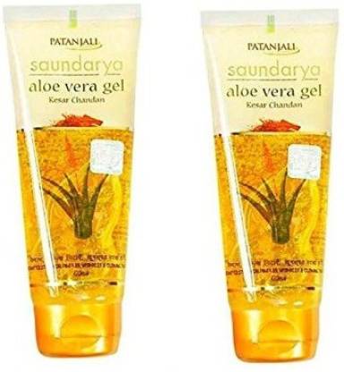 Patanjali Saundarya Aloe Vera (Kesar Chandan) Gel 60 Ml (Pack Of 4)