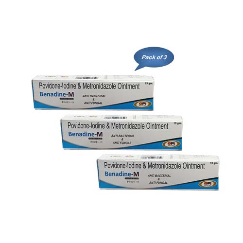 Opi Group Benadine-M 15 Gm (Pack of 3)