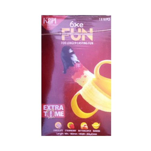Koye Pharma 6Xe Fun Condoms 10 Pcs