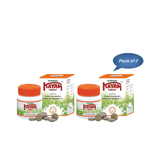 Sheth Brothers Kayam 30 Tablets (Pack of 2)