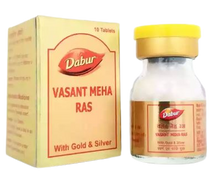 Dabur Vasant Meha Ras (Gold) 10 Tablets