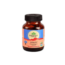 Organic India Vitality 60 Capsules | Certified Organic Energy, Stamina & Male Vitality Support