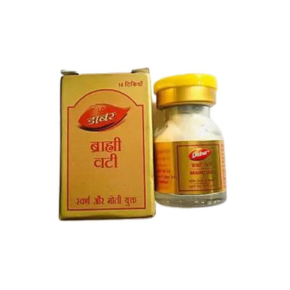 Dabur Brahmi Vati (Gold) 10 Tablets (Pack Of 5)
