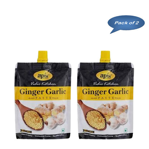 Apis India Ginger Garlic Paste 200 Gm (Pack Of 2)