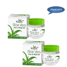 Kudos Aloe Vera Gel 100 Gm - Pack of 2 | Pure Ayurvedic Skin & Hair Gel