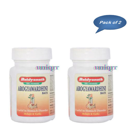 Baidyanath (Jhansi) Arogyawardhni Bati 40 Tablets (Pack Of 2)