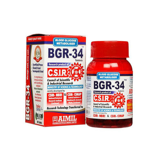 Aimil Bgr-34 100 Tablet (Pack Of 6)