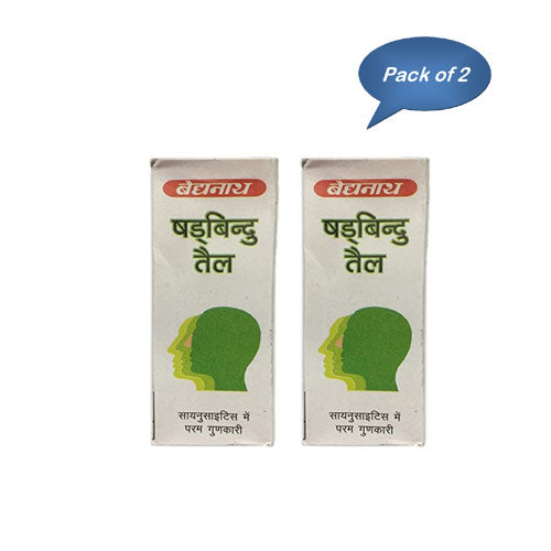 Baidyanath (Jhansi) Shadbindu Tel 25 Ml (Pack of 2)