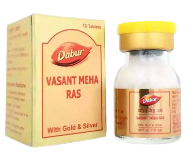 Dabur Vasant Meha Ras (Gold) 10 Tablets