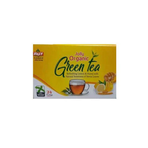 Jolly Pharma Organic Green Tea (Lemon & Honey) 24 Bags