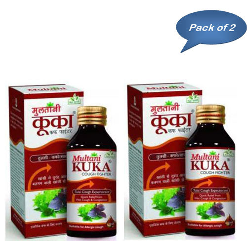 Multani Kuka Cough Fighter Syrup 100 Ml ( Pack Of 2 )