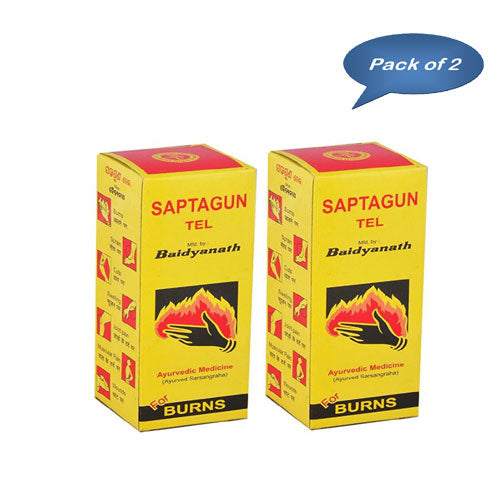 Baidyanath (Jhansi) Saptagun Tail 25 Ml (Pack Of 2)