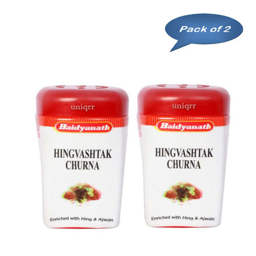 Baidyanath (Jhansi) Hingvashtak Churan 30 Gm (Pack Of 2)