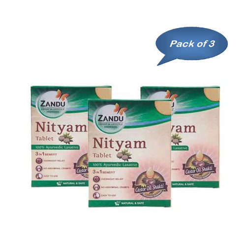 Zandu Nityam 10 Tablets (Pack Of 3)