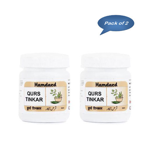 Hamdard Qurs Tinkar 100 Tablets (Pack Of 2)