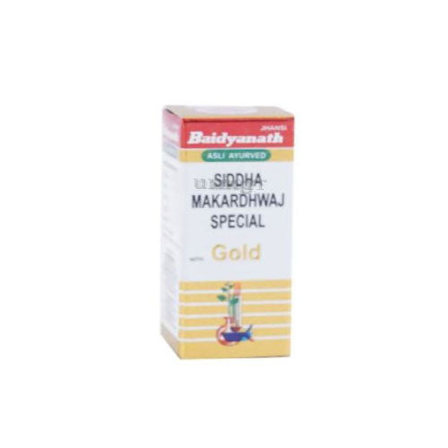Baidyanath (Jhansi) Siddha Makardhwaj Special With Gold 25 Tablets
