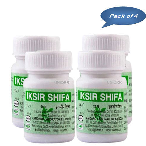 Hamdard Iksir Shifa 20 Tablets (Pack of 4)