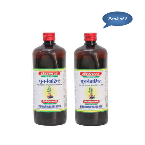 Baidyanath (Jhansi) Punarnavarishta Syrup 450 Ml (Pack Of 2)