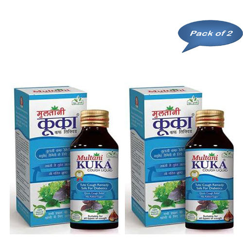 Multani Kuka Cough Sugar Free Liquid 100 Ml ( Pack Of 2 )