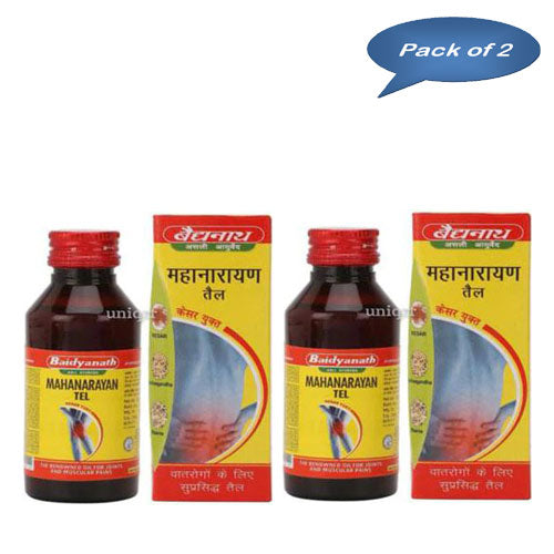 Baidyanath (Jhansi) Mahanarayan Tel 50 Ml (Pack of 2)
