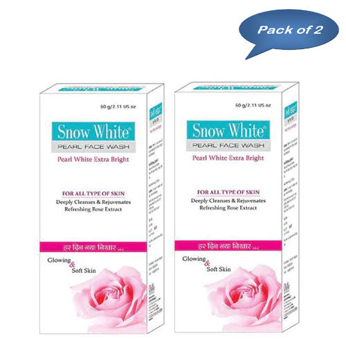 Olefia Snow White Face Wash 60 Gm (Pack Of 2)