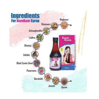 Olefia Kumkum Syrup 200 Ml (Pack Of 6)