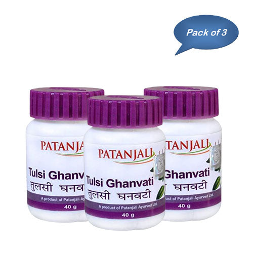 Patanjali Tulsi Ghanvati 20 Tablets (Pack of 3)