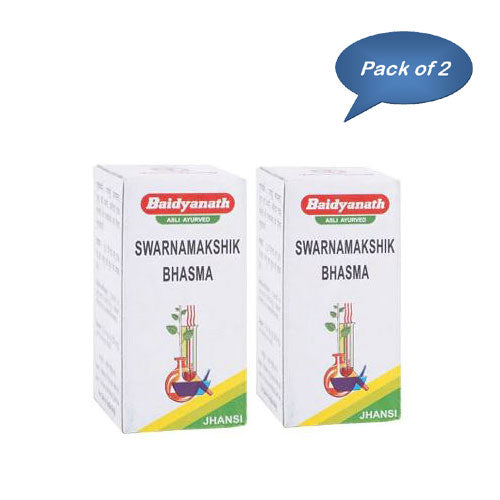 Baidyanath (Jhansi) Swarnamakshik Bhasma 5 Gm(Pack Of 2)