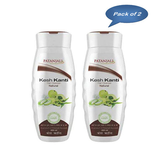 Patanjali Kesh Kanti Natural Hair Cleanser 200 Ml (Pack Of 2)