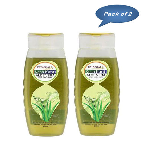 Patanjali Kesh Kanti (Aloevera Hair Cleaner) 200 Ml (Pack Of 2)