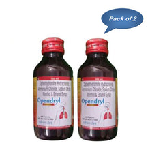 Opi Group Opendryl Cough Syrup 100 Ml - Pack of 2 | Ayurvedic Expectorant, Cough Relief & Bronchodilatory Syrup