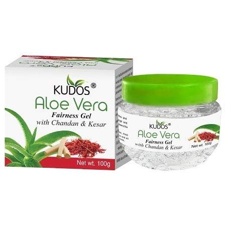 Kudos Aloe Vera Gel With Chandan & Kesar 100 Gm