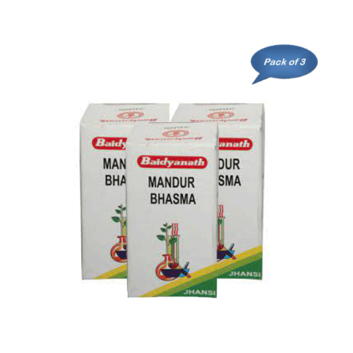 Baidyanath (Jhansi) Mandur Bhasma 5 Gm (Pack of 3)