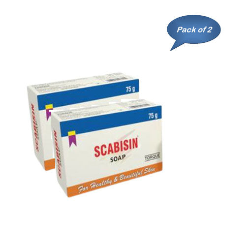 Torque Ayurveda Scabisin Soap 75 Gm (Pack Of 2)