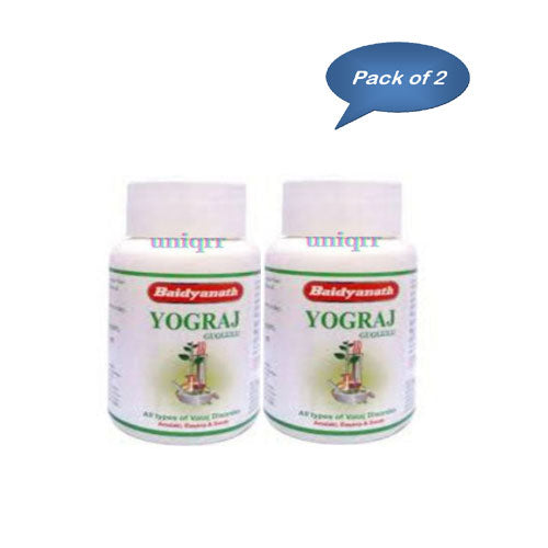 Baidyanath (Jhansi) Yograj Guggulu 60 Tablets (Pack of 2)