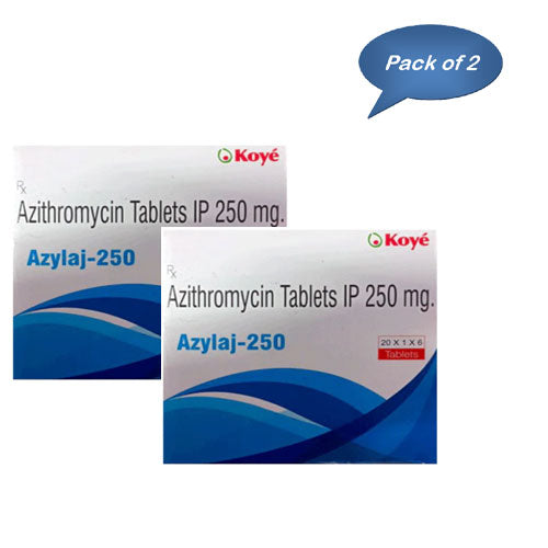 Koye Pharma Azylaj-250 6 Tablets (Pack of 2)