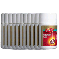 Dabur Lasunadi Vati 40 Tablets (Pack Of 11)