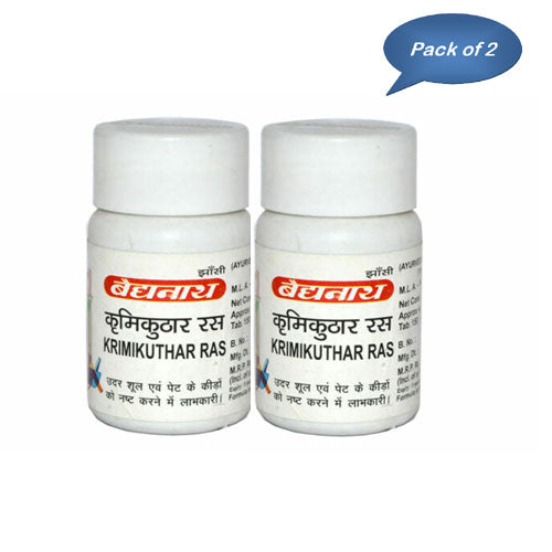 Baidyanath (Jhansi) Krimikuthar Ras 80 Tablets (Pack of 2)