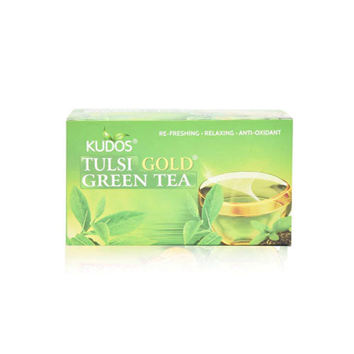 Kudos Tulsi Gold Green Tea 25 Bags