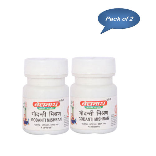 Baidyanath (Jhansi) Godanti Mishran 25 Tablets (Pack of 2)