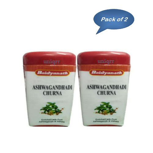 Baidyanath (Jhansi) Ashwagandhadi Churna 50 Gm (Pack of 2)