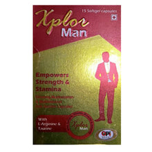 Opi Group Xplor Man 15 Capsules | Ayurvedic Male Vitality, Testosterone Support & Energy-Stamina Capsules