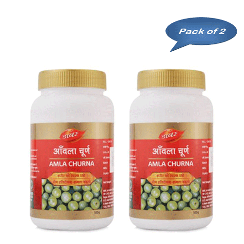 Dabur Amla Churna 100 Gm (Pack Of 2)