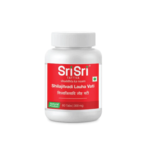 Sri Sri Tattva Shilajitvadi Lauha Vati 60 Tablets