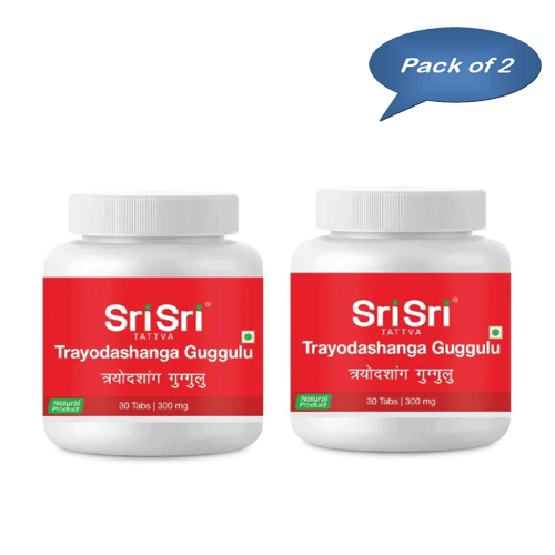 Sri Sri Tattva Trayodashanga Guggulu 30 Tablets (Pack Of 2)