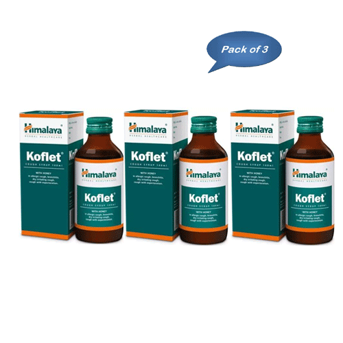 Himalaya Koflet Syrup 100 Ml (Pack Of 3)