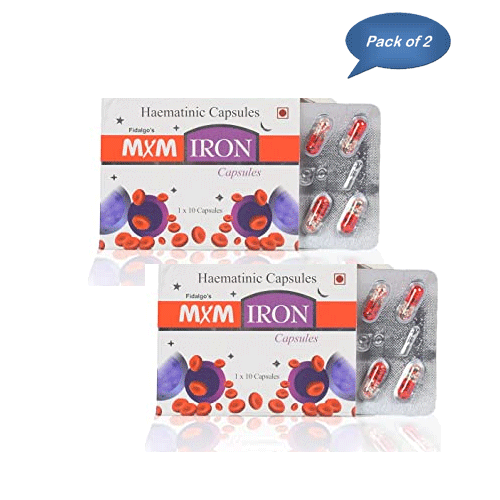 Fidalgo Mxm Iron 10 Capsules (Pack Of 2)