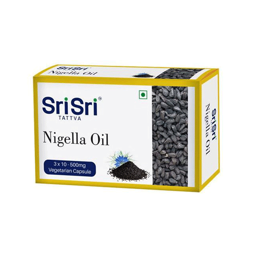 Sri Sri Tattva Nigella Oil 500 Mg 30 Capsules