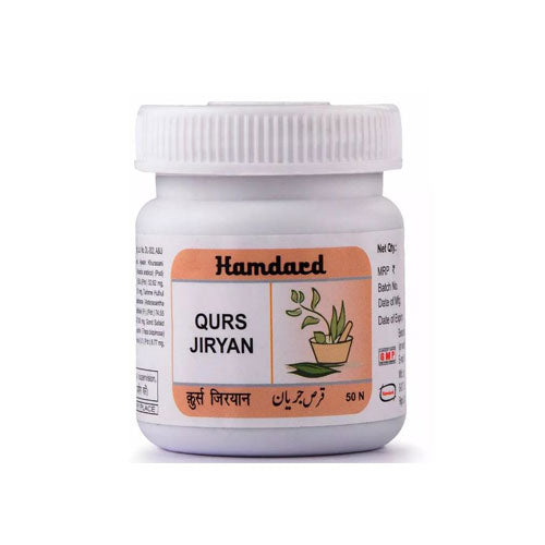 Hamdard Qurs Jiryan 50 Tablets (Pack Of 4)