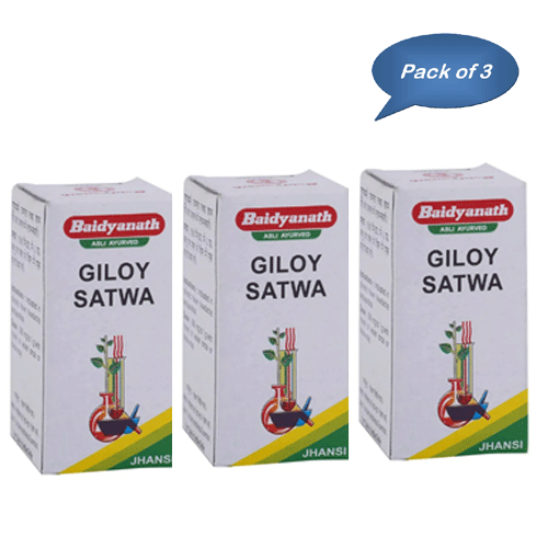 Baidyanath (Jhansi) Giloy Satwa 10 Gm (Pack Of 3)